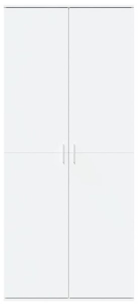 Skříň highboard bílá 80 x 35 x 180 cm kompozitní dřevo 3276651