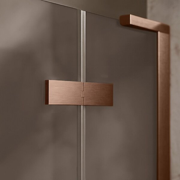 Sprchová kabina REA Hugo Copper Brush 80x80