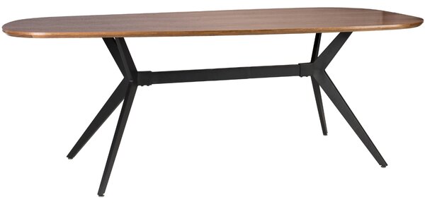White Label Ořechový jídelní stůl WLL CHASE 180 x 90 cm