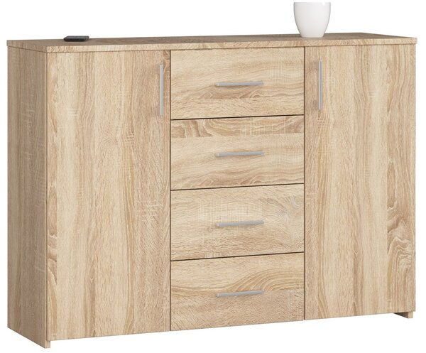 Ak furniture Komoda Torvi K 110,4 cm dub sonoma