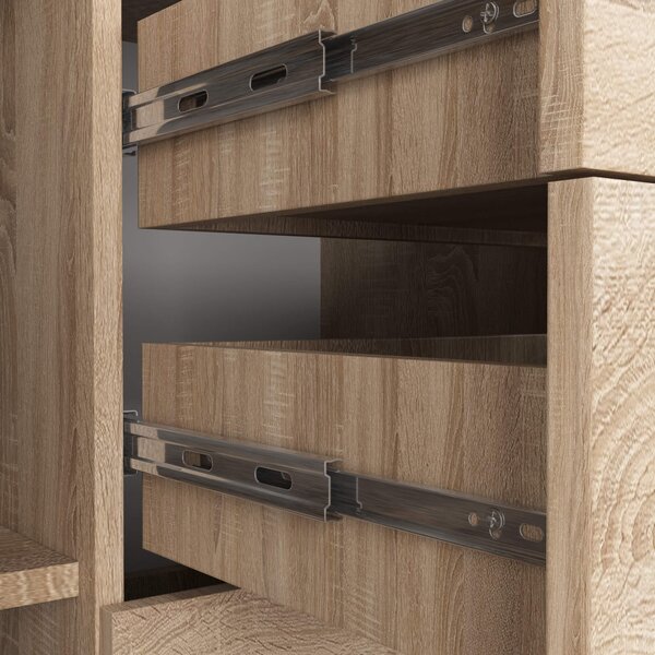 Ak furniture Komoda Torvi K 110,4 cm dub sonoma