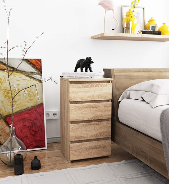 Ak furniture Komoda CL4 40 cm dub sonoma