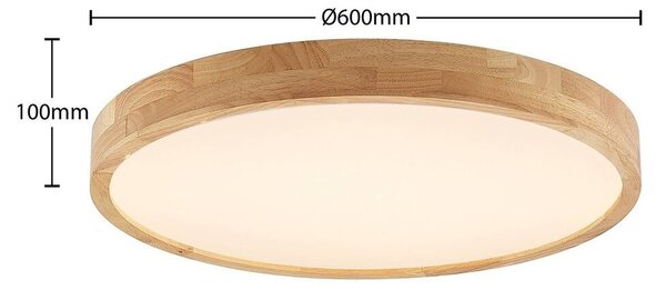 Lindby - Lanira LED Stropní Lampa Ø60 WoodLindby - Lampemesteren