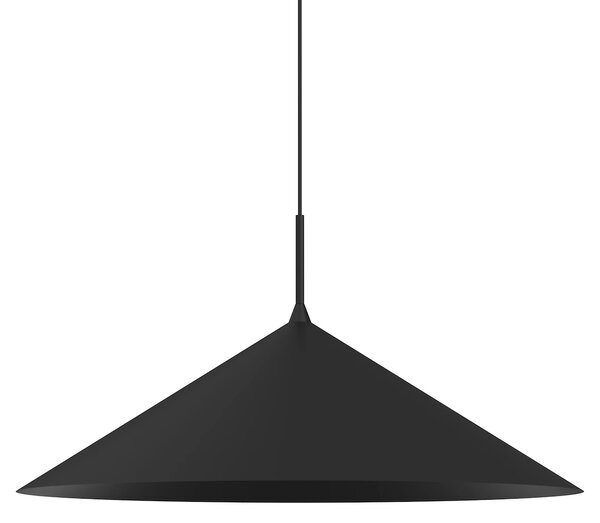 Závěsné svítidlo Capital, 1x černé kovové stínítko, (fi 60cm), b
