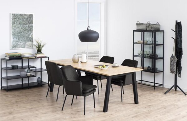 Scandi Černý stojanový věšák Hamburg