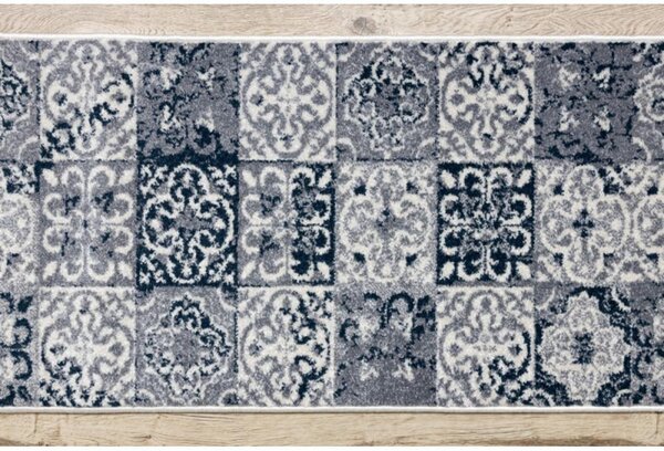 Běhoun Patchwork modrý 60cm