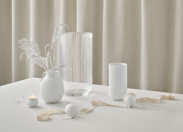 Lyngby Porcelæn Skleněná váza Lyngby Clear - 25 cm LP115