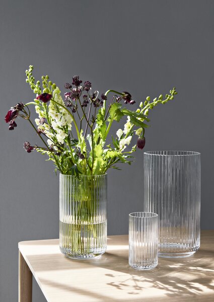 Lyngby Porcelæn Skleněná váza Lyngby Clear - 25 cm LP115
