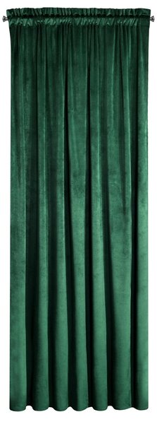 ZATEMŇOVACÍ ZÁVES NA PÁSCE MELANIE 140X270 CM TMAVĚZELENÁ