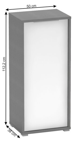 Skříňka Hamila NEW TYP 10 (grafit + bílá)
