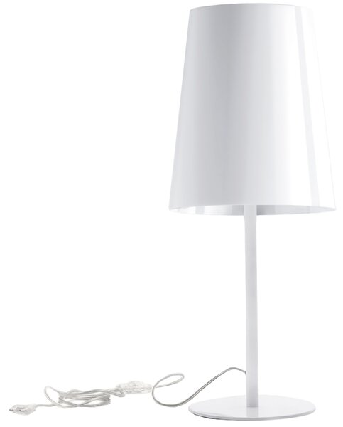 Pedrali Bílá plastová stolní lampa L001TA/A