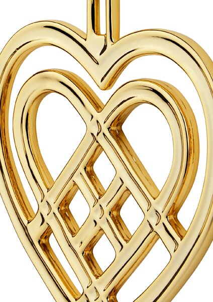 Rosendahl Vánoční ozdoba Weaved Heart - Gold RSD205