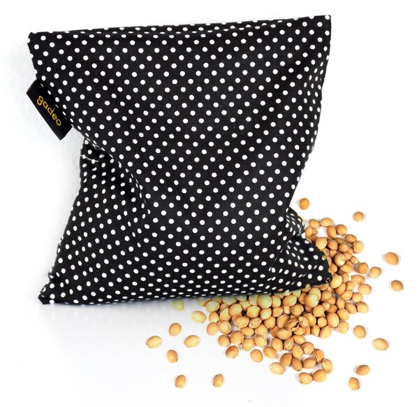 GADEO nahřívací třešňový mini polštářek LITTLE DOTS BLACK
