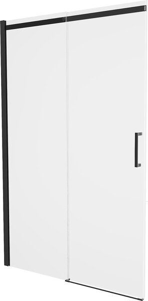 Mexen OMEGA posuvné sprchové dveře do otvoru 110 cm, černá-transparentní, 825-110-000-70-00