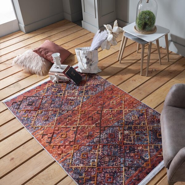 Kvalitní koberec s třásněmi v boho stylu Šířka: 120 cm | Délka: 180 cm