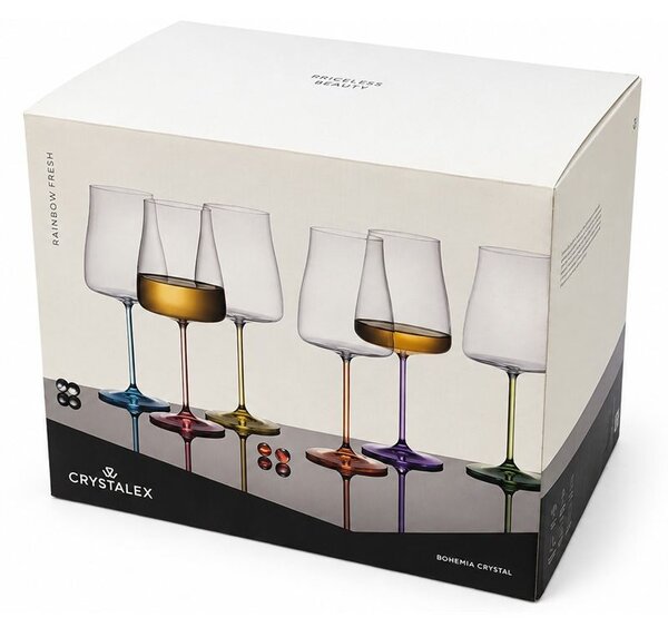 Crystalex sklenice Rainbow fresh 600 ml 6 ks