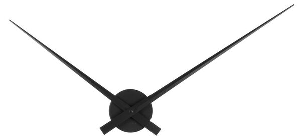 Time for home Černé nástěnné hodiny Pointer 52 cm