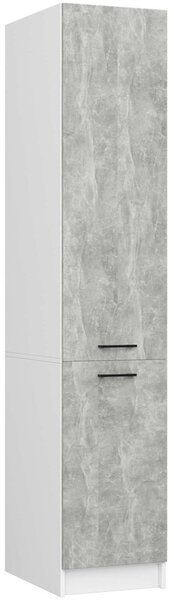 Kuchyňská skříňka OLIVIA S 40/205 cm - bílá/beton