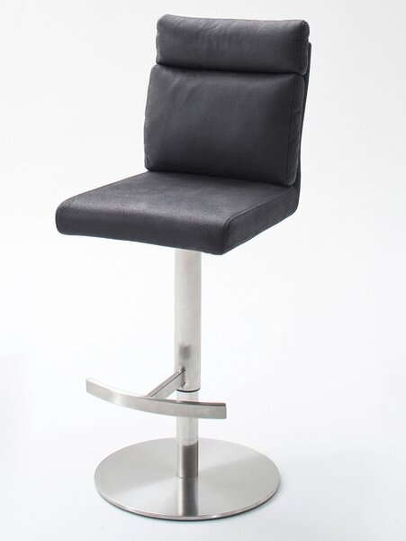 Barová židle RILEY šedá