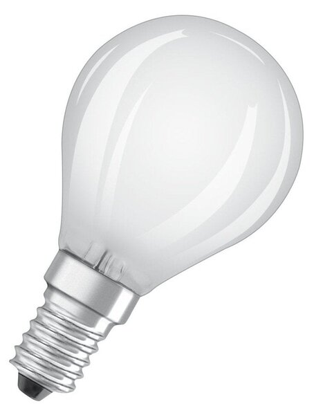2 ks matná LED žárovka 4W E14 BASE teplá bílá