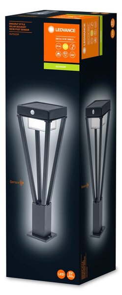 LED solarní sloupek s čidlem 50 ENDURA teplá bílá