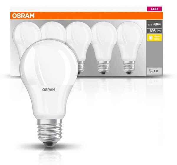 Profesionální LED žárovka E27 8,5 W CLASSIC teplá bílá