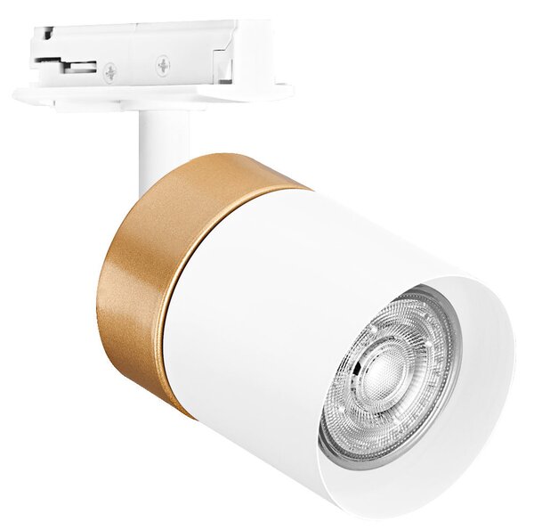 Stropní svítidlo GU10 bílé TRACKLIGHT SPOT CYLINDER GOLD