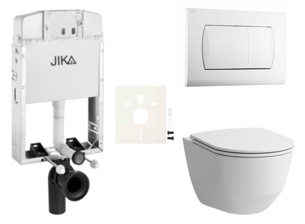 Cenově zvýhodněný závěsný WC set Jika k zazdění + WC Laufen SIKOJL1