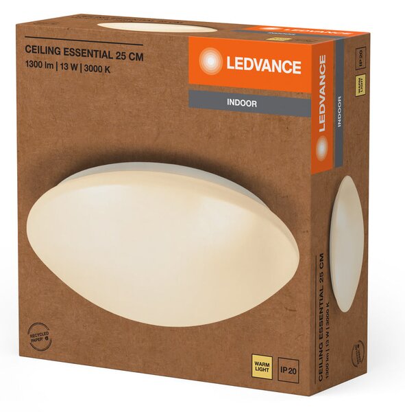 LED nástěnné svítidlo 3000 K CEILING ESSENTIAL, teplá bílá