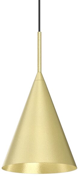 Závěsné svítidlo Capital, 1x zlaté kovové stínítko, (fi 17cm), b