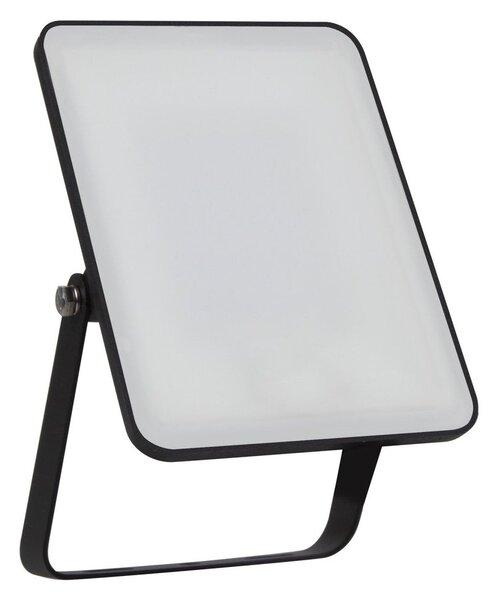 Černý venkovní LED reflektor ESSENTIAL 20 W, denní světlo