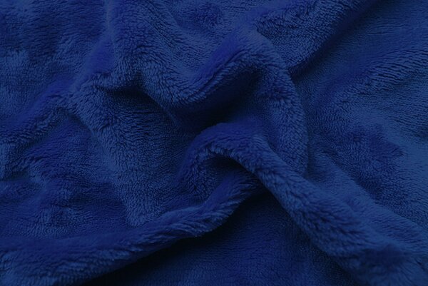 Prostěradlo mikroflanel tmavě modrá 90x200x20 cm