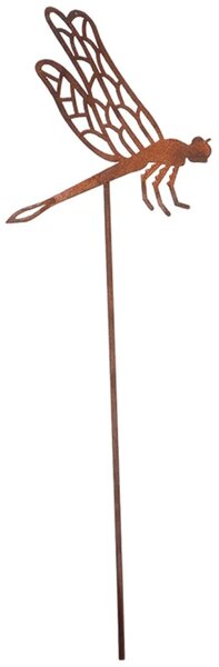 Zapichovací zahradní dekorace Bugs, sada 4ks, 38 cm, kov, hnědá