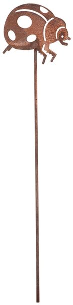 Zapichovací zahradní dekorace Bugs, sada 4ks, 38 cm, kov, hnědá