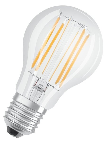 Průhledná klasická LED žárovka E27 7,5 W STAR, teplá bílá