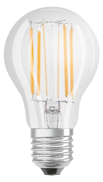 Průhledná klasická LED žárovka E27 7,5 W STAR, teplá bílá