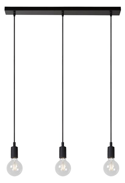 Lucide 08408/03/30 FIX MULTIPLE - Závěsný retro trojramenný lustr 3 x E27 (Závěsné retro svítidlo nad stůl)