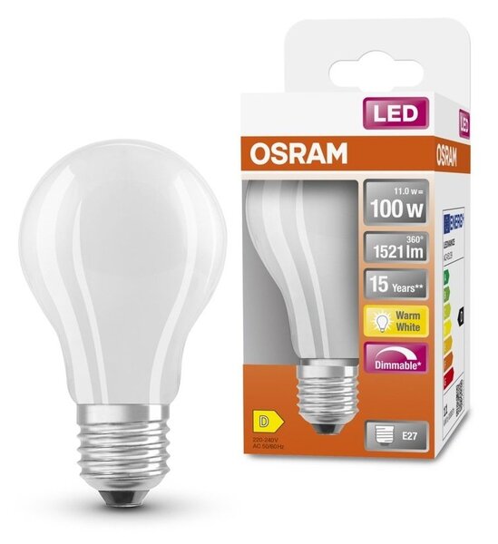 Stmívatelná LED žárovka E27 11 W RETROFIT SUPERSTAR, teplá bílá
