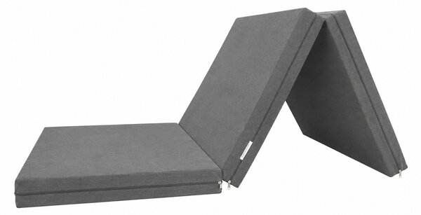 Skládací matrace pro hosty šedá 8 cm