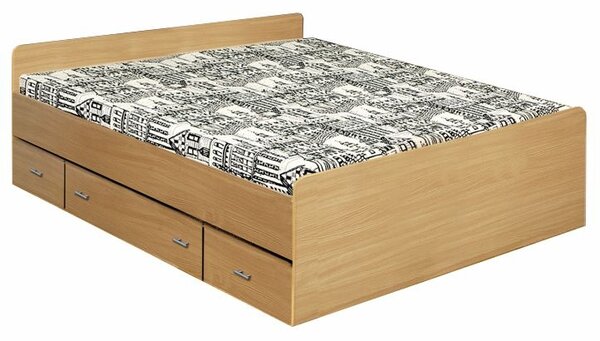 Dřevěná postel Duet