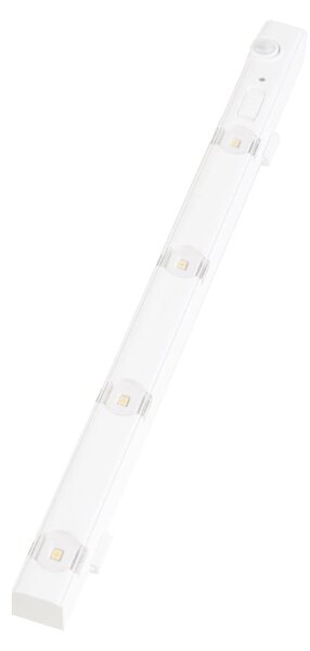 LED svítidlo, 1x LED 0,3w, 4000k, w, pohybový senzor