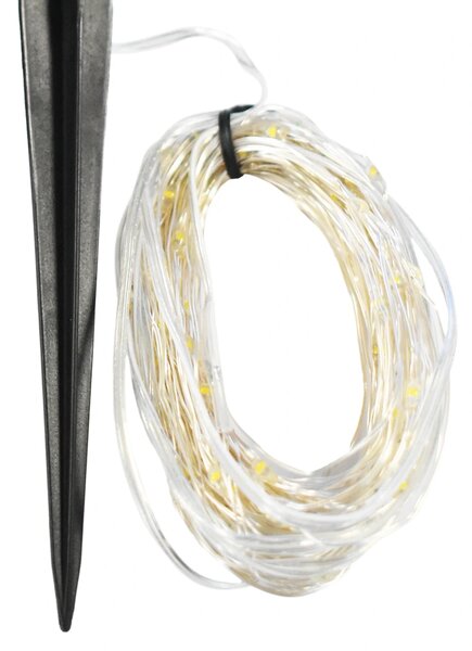Solární LED světelný řetěz Micro, 15m