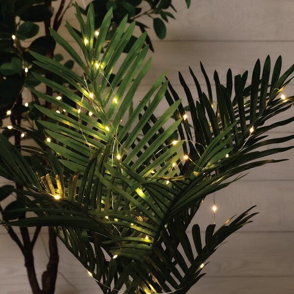 Solární LED světelný řetěz Micro, 15m