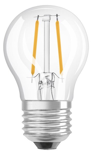 LED žárovka s redukcí modrého světla E27 3,4 W CLASSIC P, teplá bílá