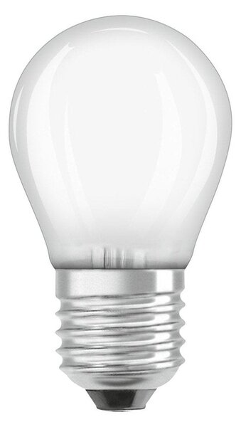 Matná LED žárovka s redukcí modrého světla E27 3,4 W CLAS P, studená bílá
