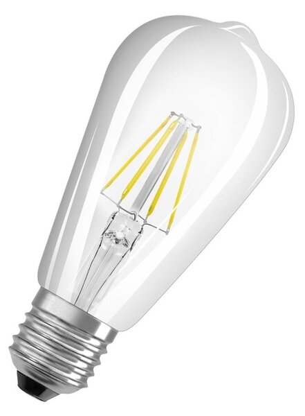 LED žárovka s redukcí modrého světla E27 5,8 W EDISON, studená bílá