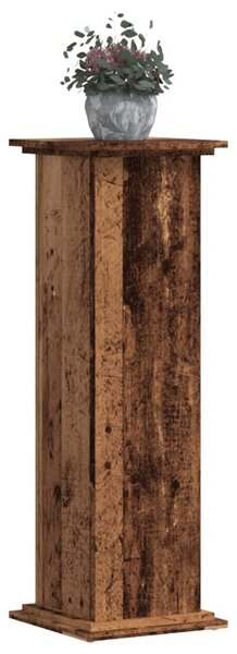 Stojan na rostliny old wood 33 x 33 x 100 cm kompozitní dřevo