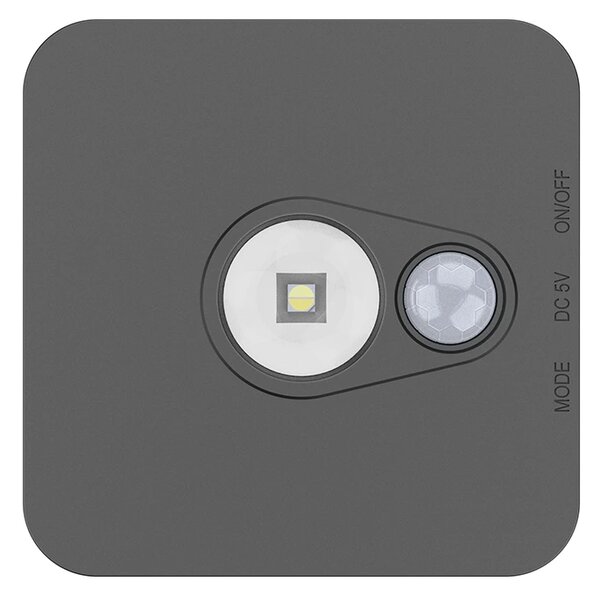LED svítidlo Stanley, 1x LED 0,5w 3000-6000k, 3CCT, b, senzor pohybu