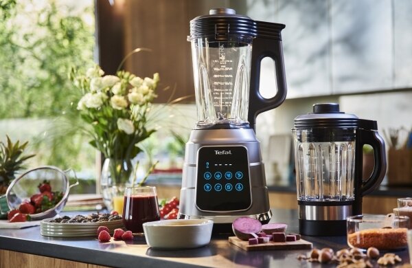 Tefal - Varný stolní mixér HIGH SPEED ULTRABLEND BOOST 1300W/230V šedá