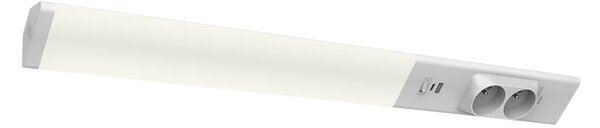 LED svítidlo Dual, 1x LED 18w 4000k, w, USB-A/C + zásuvky 230v